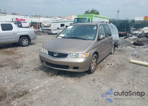 2003 Honda Odyssey Ex-L from USA, damaged, VIN 5FNRL18073B157684